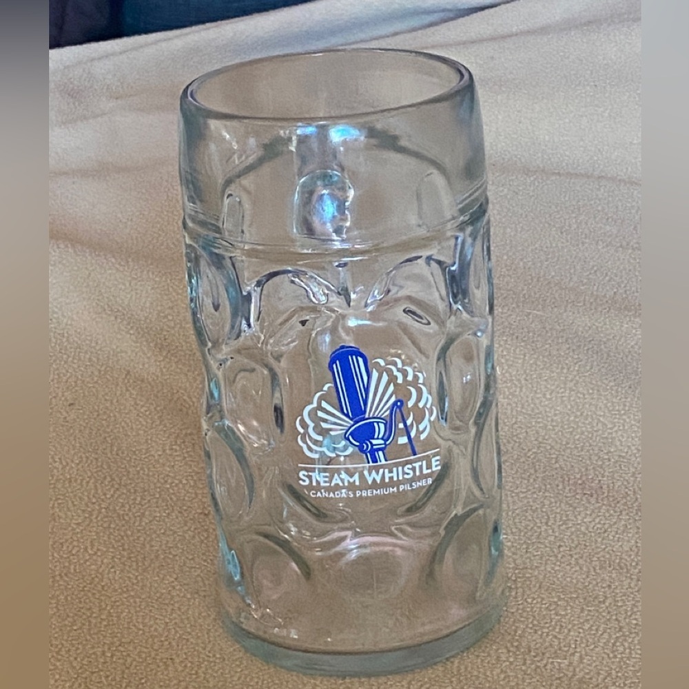 Large Steam Whistle Beer Mug 8"